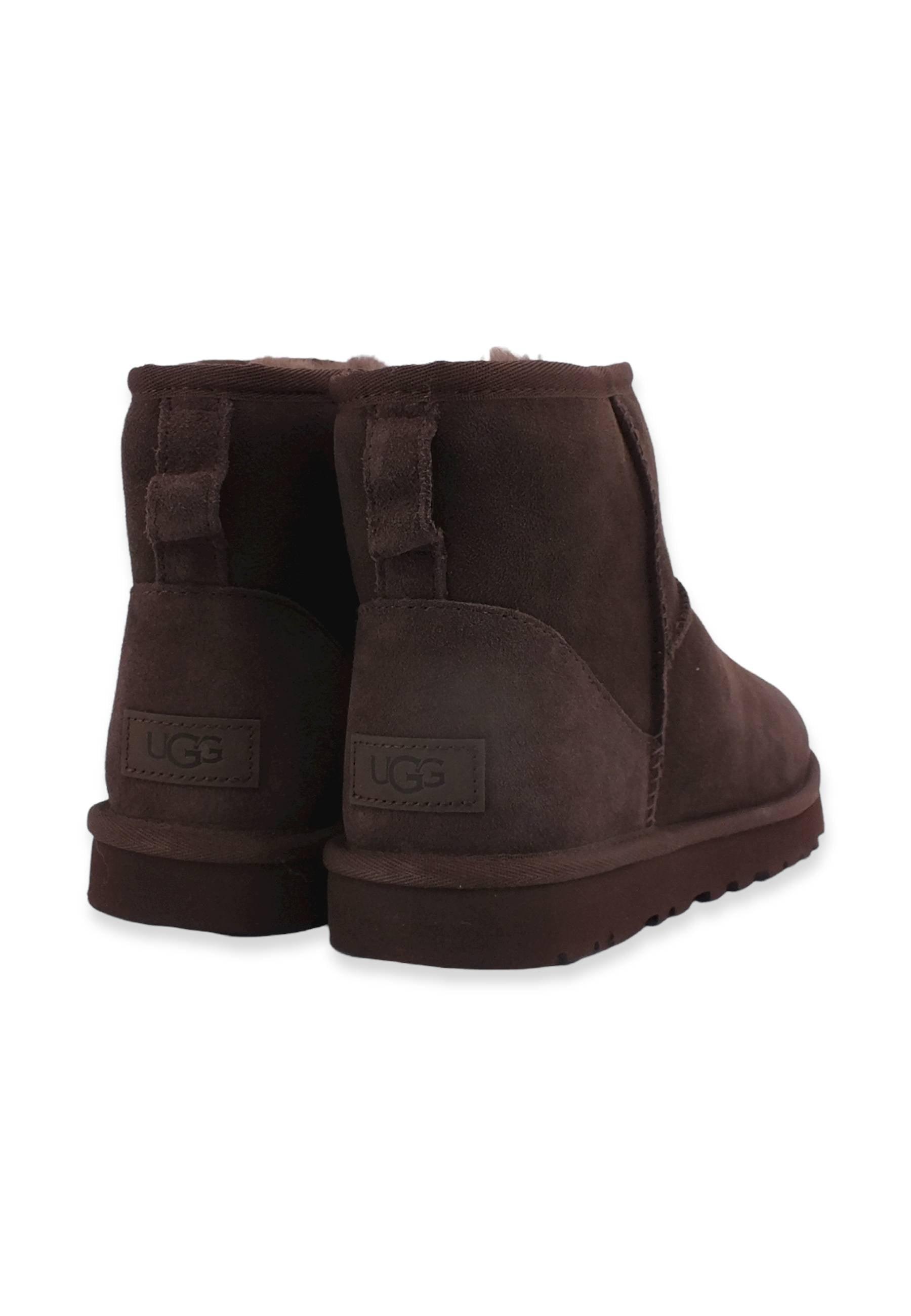 UGG Classic Mini II Stivaletto Pelo Donna Marrone Burnt Cedar W1016222 - Sandrini Calzature e Abbigliamento