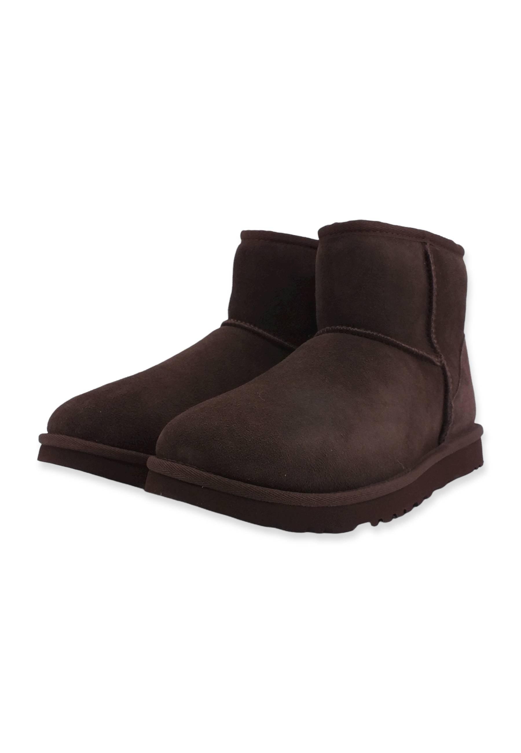 UGG Classic Mini II Stivaletto Pelo Donna Marrone Burnt Cedar W1016222 - Sandrini Calzature e Abbigliamento
