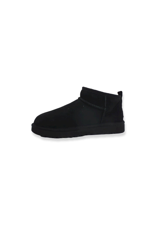 UGG Classic Ultra Mini Stivaletto Pelo Donna Black W1116109 - Sandrini Calzature e Abbigliamento