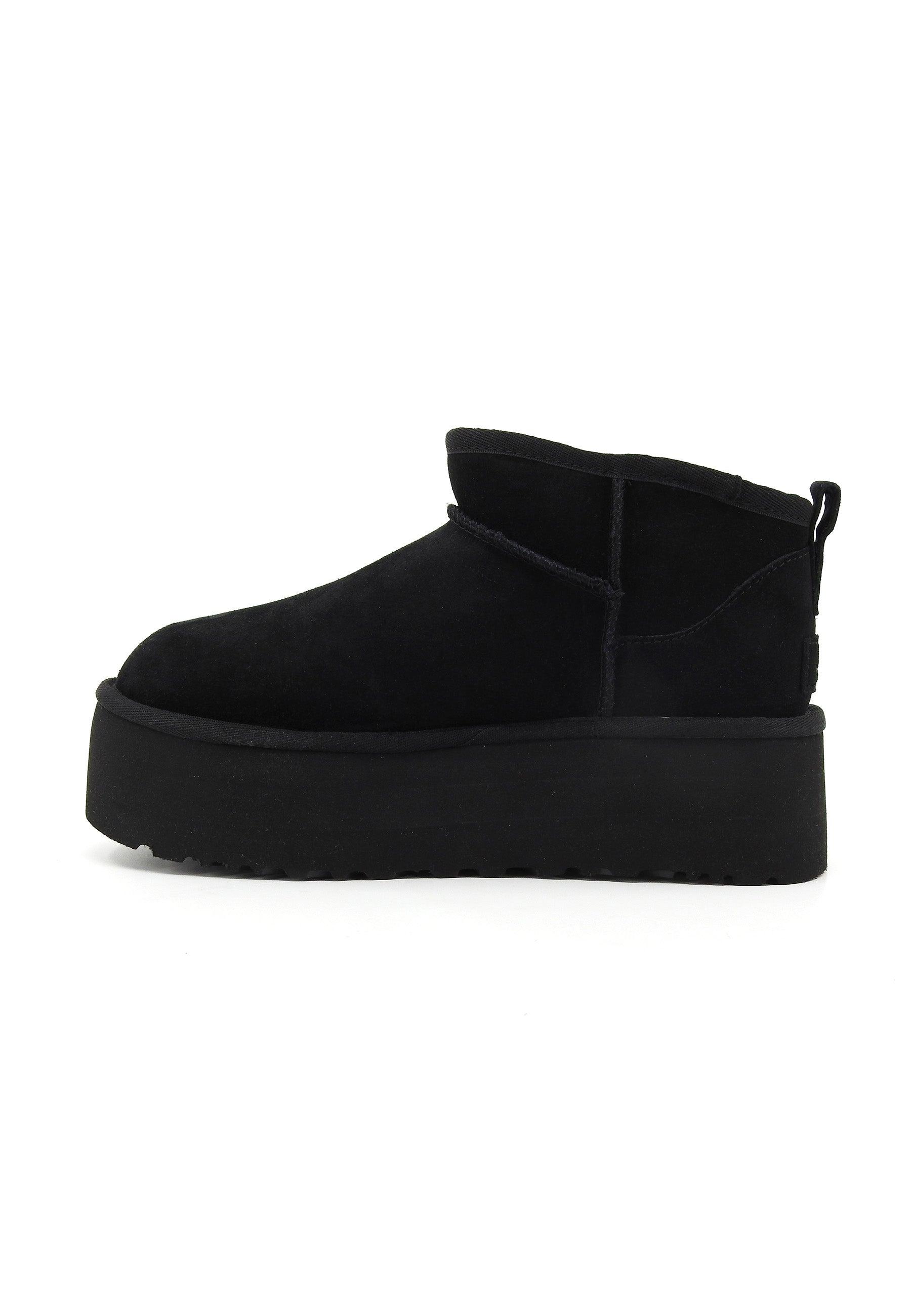 UGG Classic Ultra Mini Stivaletto Pelo Donna Black W1135092 - Sandrini Calzature e Abbigliamento