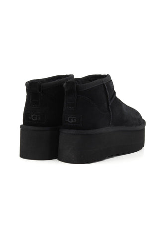 UGG Classic Ultra Mini Stivaletto Pelo Donna Black W1135092 - Sandrini Calzature e Abbigliamento