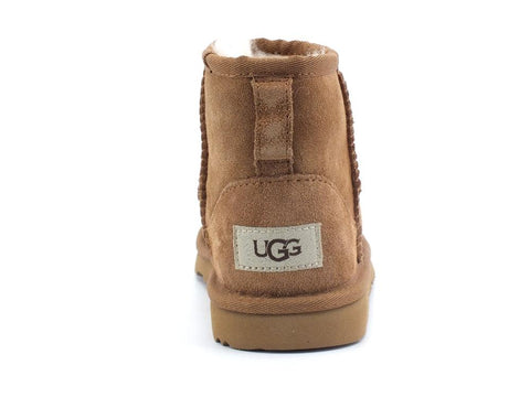 UGG Kids Classic Mini II Stivaletto Pelo Chestnut K1017715K - Sandrini Calzature e Abbigliamento