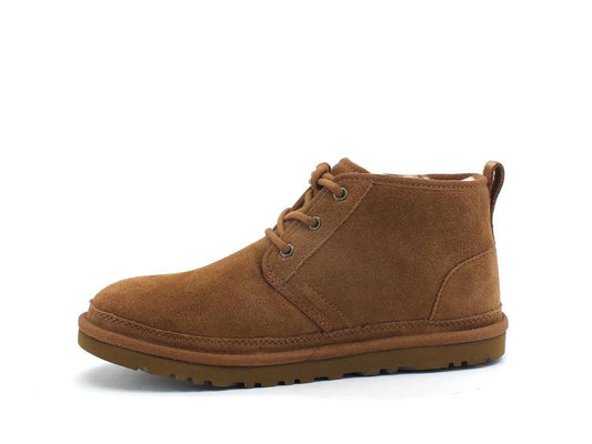 UGG M Neumel Stivaletto Stringata Pelo Chestnut M3236 - Sandrini Calzature e Abbigliamento