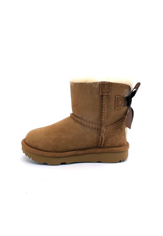 UGG Mini Bailey Bow II Stivaletto Bimbo Chestnut T1017397 - Sandrini Calzature e Abbigliamento