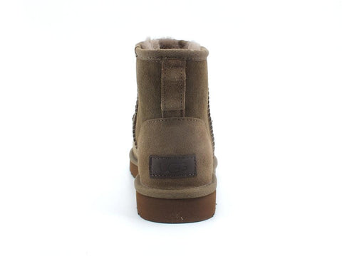 UGG W Classic Mini II Stivaletto Pelo Beige Hickory W1016222 - Sandrini Calzature e Abbigliamento