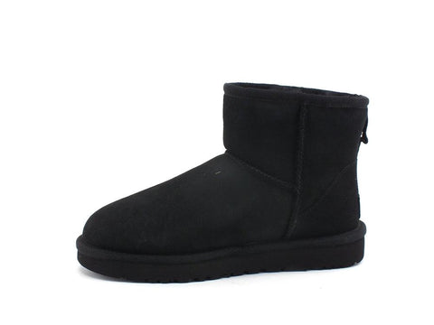 UGG W Classic Mini II Stivaletto Pelo Black W1016222 - Sandrini Calzature e Abbigliamento