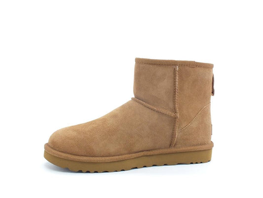 UGG W Classic Mini II Stivaletto Pelo Chestnut W1016222 - Sandrini Calzature e Abbigliamento