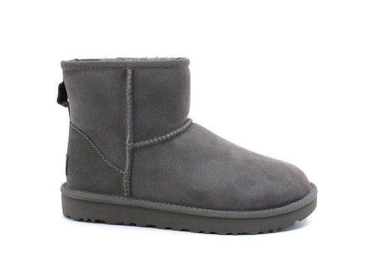 UGG W Classic Mini II Stivaletto Pelo Grey W1016222 - Sandrini Calzature e Abbigliamento