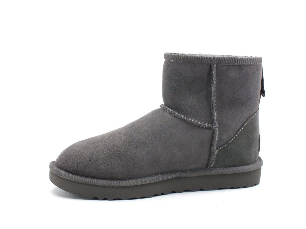 UGG W Classic Mini II Stivaletto Pelo Grey W1016222 - Sandrini Calzature e Abbigliamento