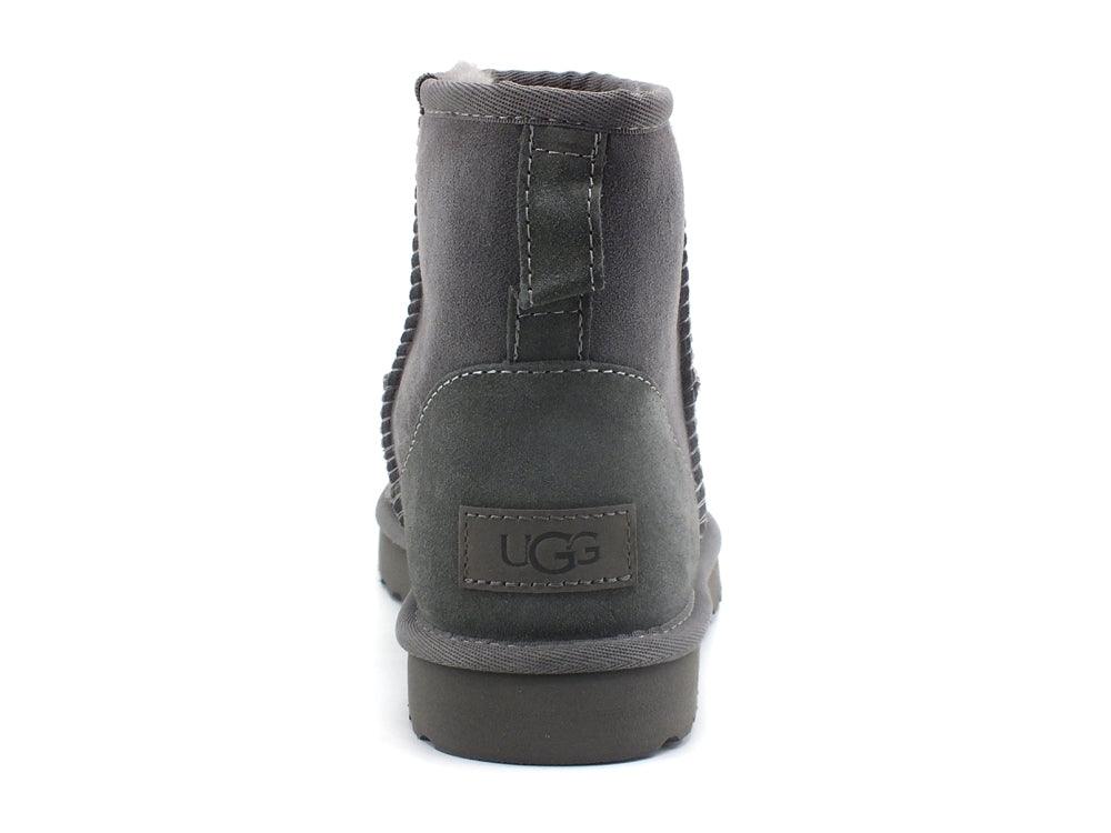UGG W Classic Mini II Stivaletto Pelo Grey W1016222 - Sandrini Calzature e Abbigliamento