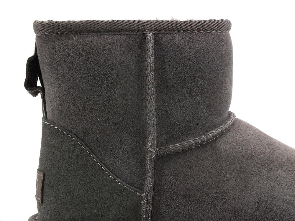 UGG W Classic Mini II Stivaletto Pelo Grey W1016222 - Sandrini Calzature e Abbigliamento