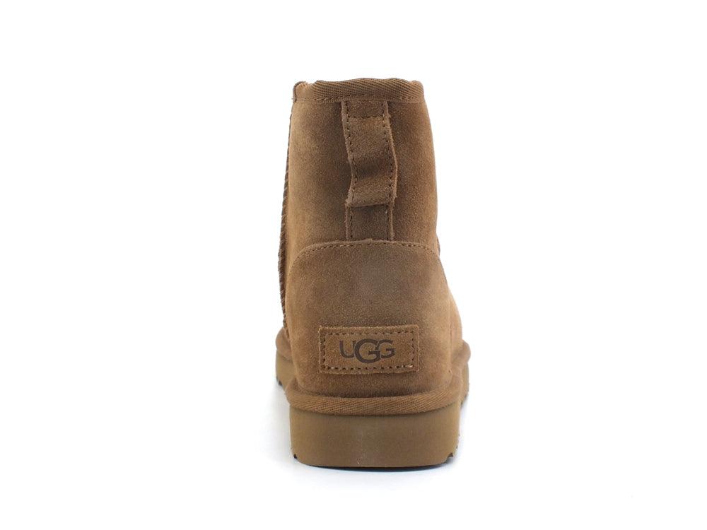 UGG W Classic Mini Slide Logo Stivaletto Pelo Chestnut W1122558 - Sandrini Calzature e Abbigliamento