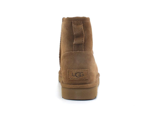 UGG W Classic Mini Slide Logo Stivaletto Pelo Chestnut W1122558 - Sandrini Calzature e Abbigliamento