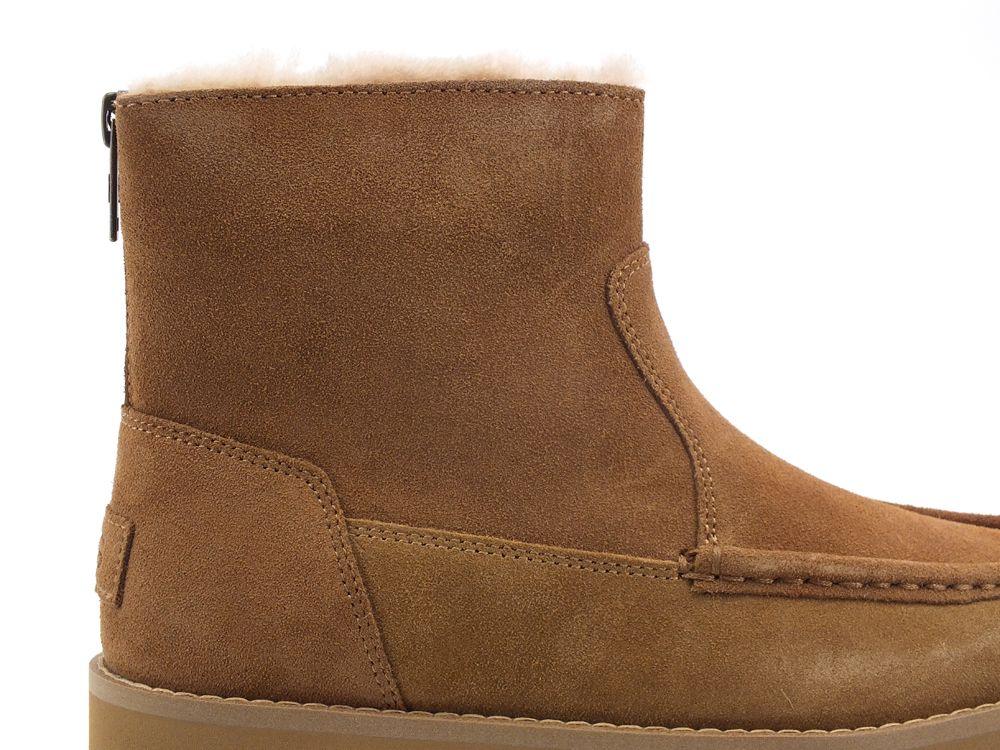 UGG W Classic Rising Hell Zip Stivaletto Platform Pelo Chestnut W1122514 - Sandrini Calzature e Abbigliamento