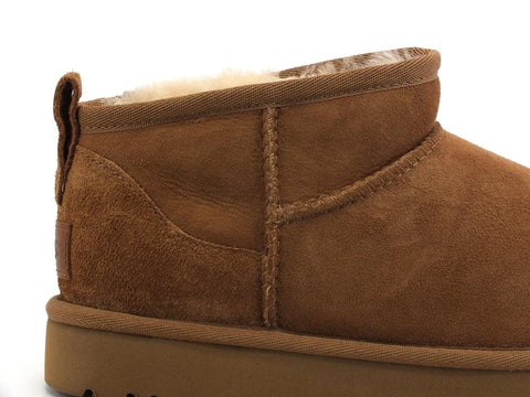 UGG W Classic Ultra Mini Stivaletto Chestnut W1116109 - Sandrini Calzature e Abbigliamento