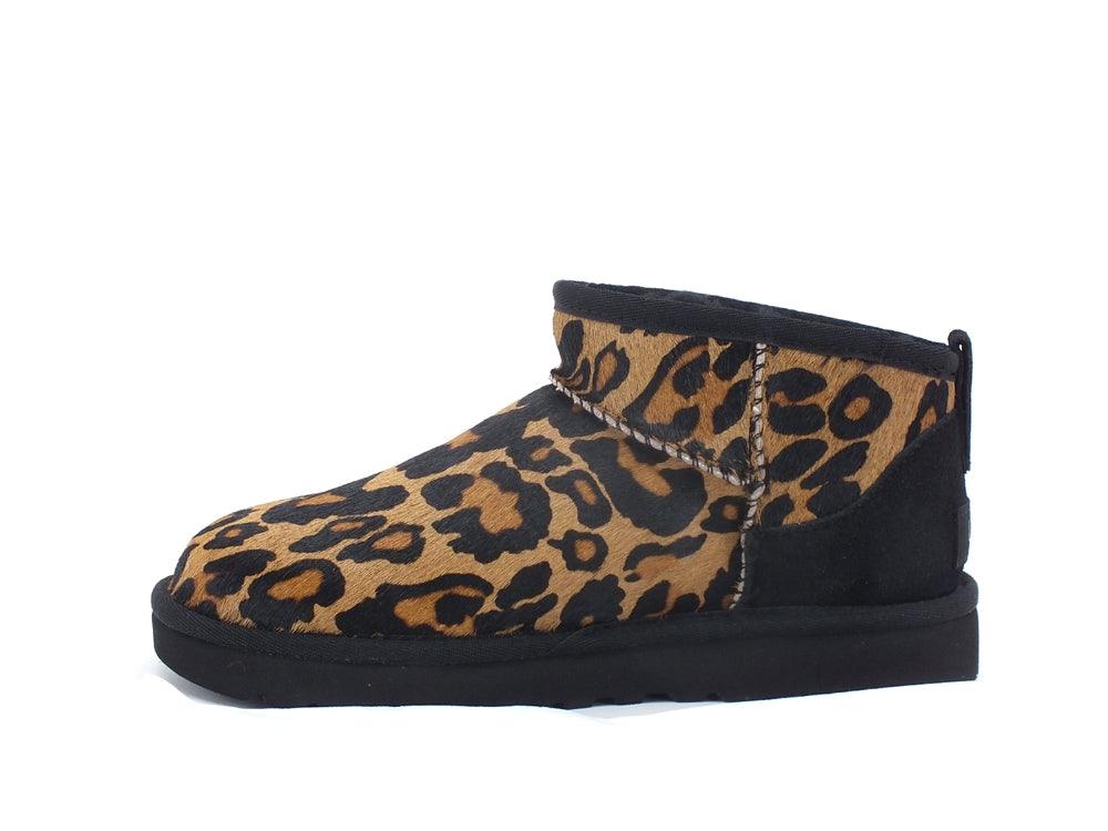 UGG W Classic Ultra Mini Stivaletto Panther Leopard Butterscootch W1125352 - Sandrini Calzature e Abbigliamento