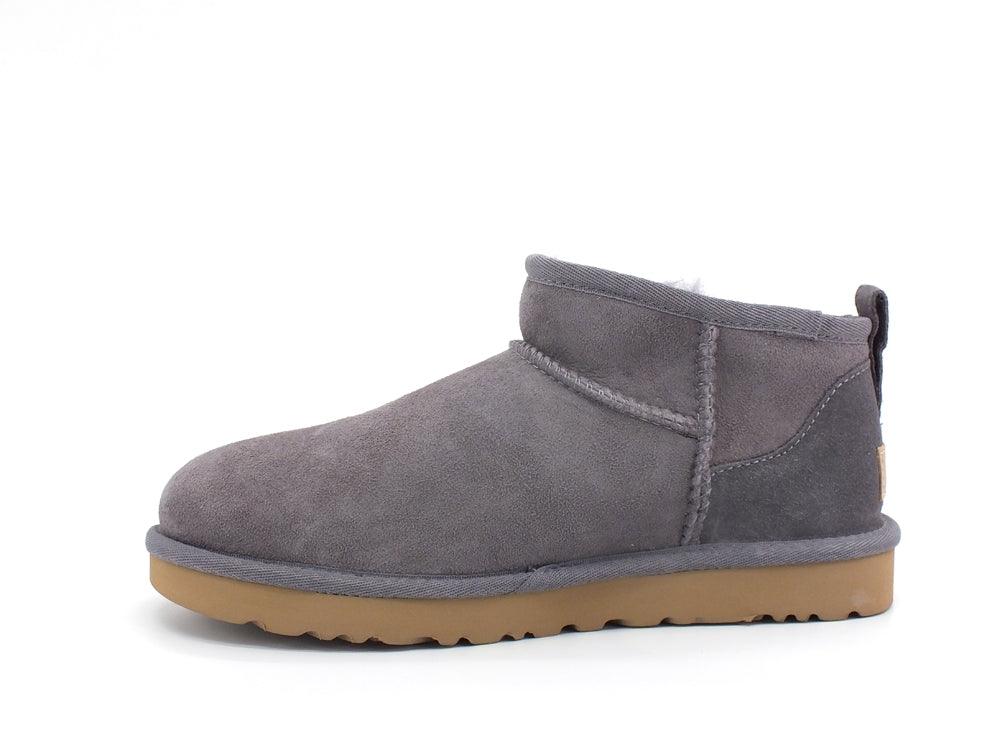 UGG W Classic Ultra Mini Stivaletto Pelo Grey Shade W1116109 - Sandrini Calzature e Abbigliamento