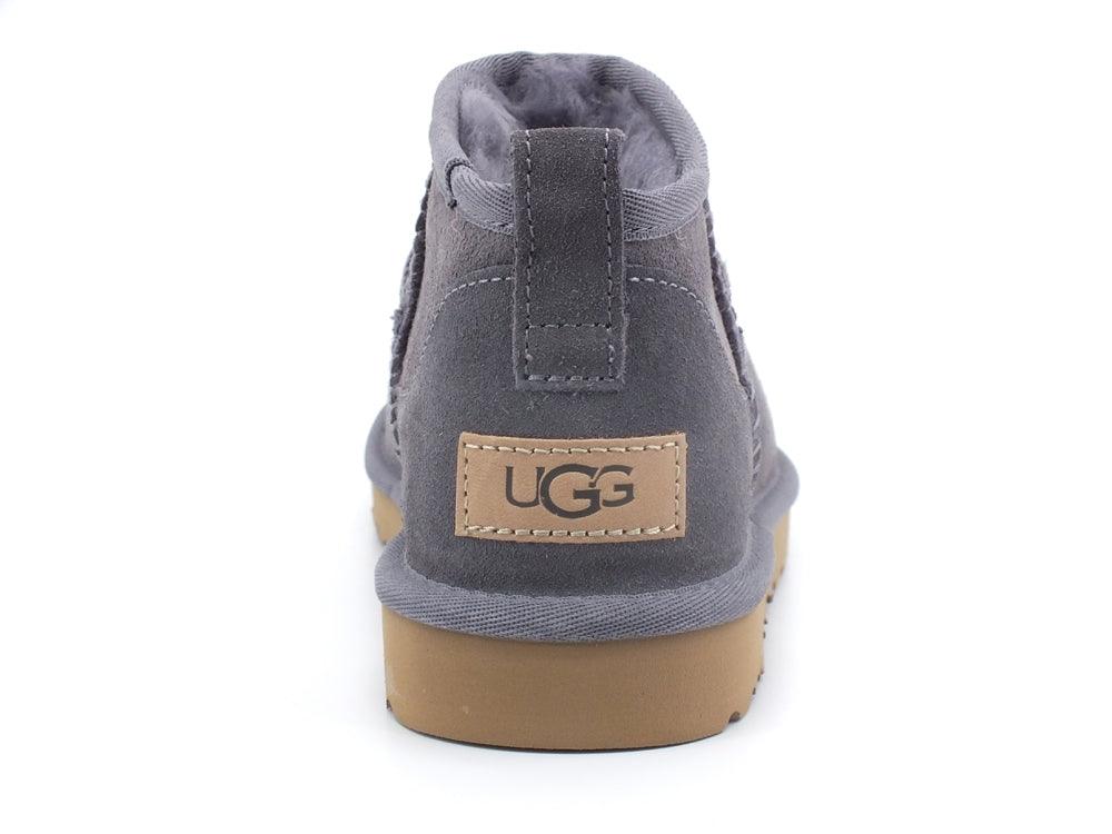 UGG W Classic Ultra Mini Stivaletto Pelo Grey Shade W1116109 - Sandrini Calzature e Abbigliamento
