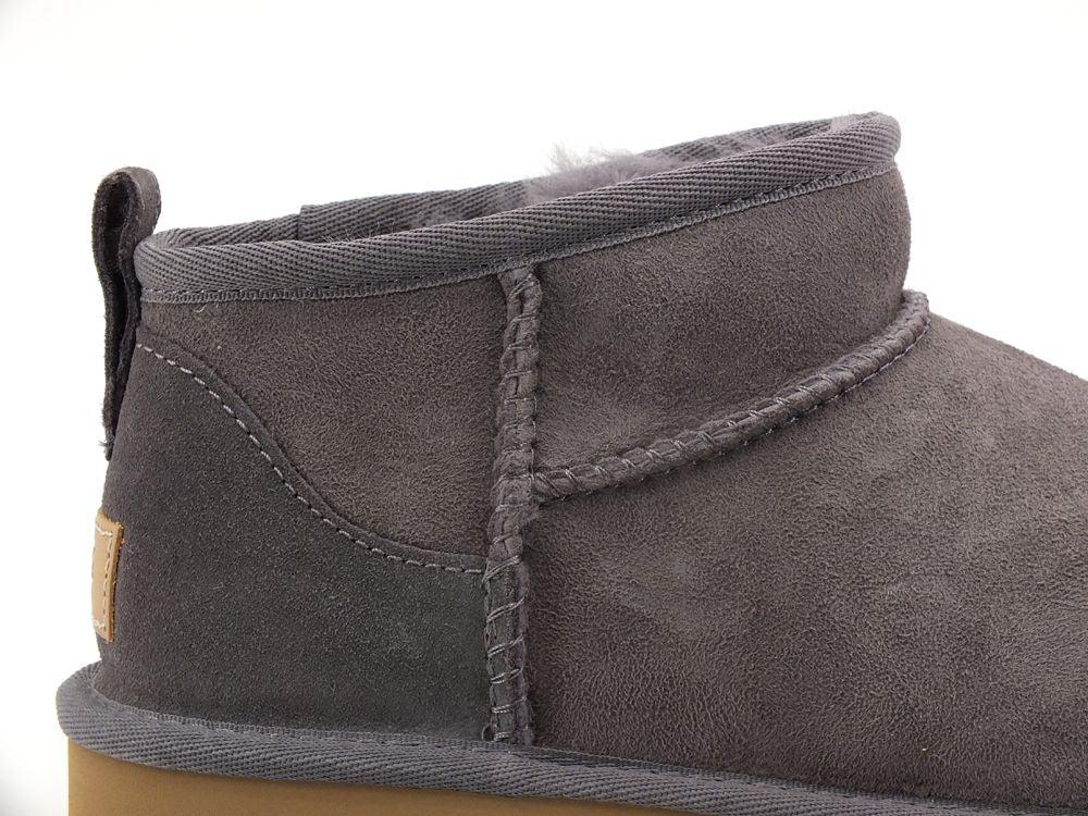 UGG W Classic Ultra Mini Stivaletto Pelo Grey Shade W1116109 - Sandrini Calzature e Abbigliamento