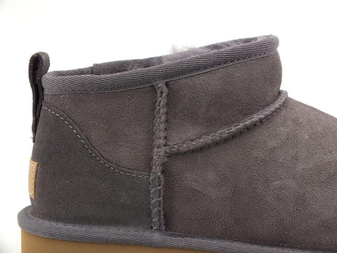 UGG W Classic Ultra Mini Stivaletto Pelo Grey Shade W1116109 - Sandrini Calzature e Abbigliamento