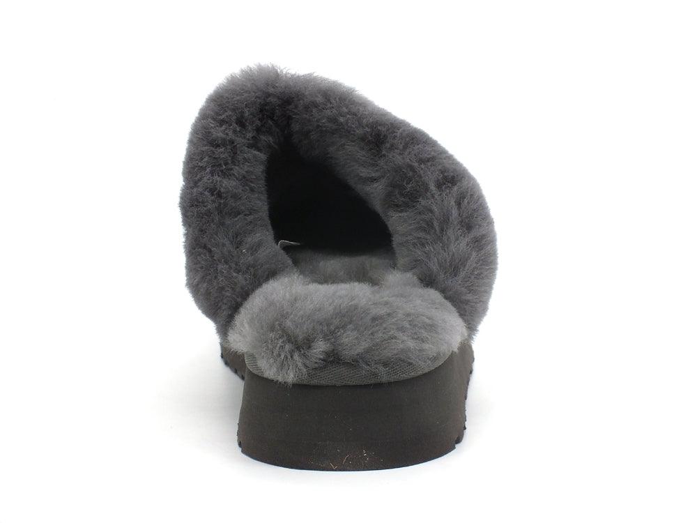 UGG W Disquette Ciabatta Slipper Charcoal W1122550 - Sandrini Calzature e Abbigliamento