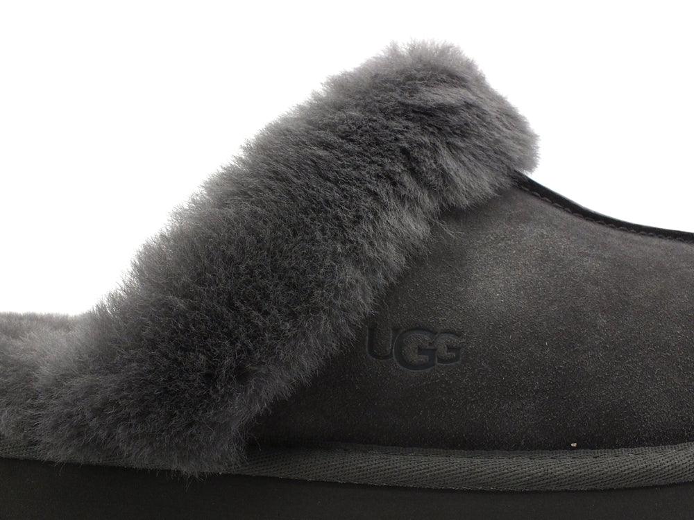 UGG W Disquette Ciabatta Slipper Charcoal W1122550 - Sandrini Calzature e Abbigliamento