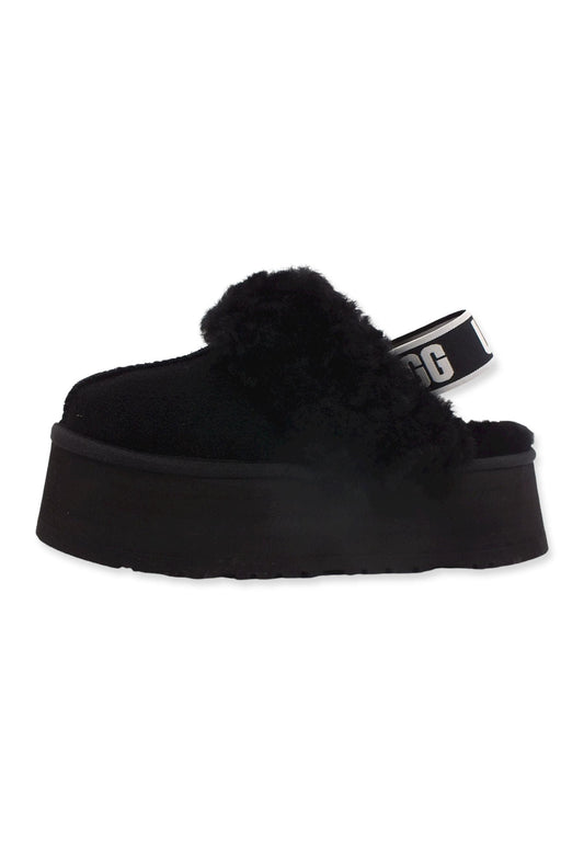 UGG W Funkette Ciabatta Pelo Donna Black W1113474 - Sandrini Calzature e Abbigliamento