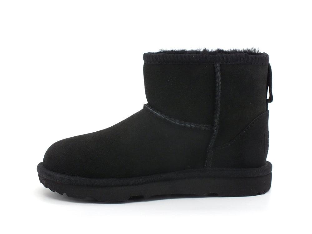 UGG W Kids Classic Ultra Mini Stivaletto Pelo Black K1017715K - Sandrini Calzature e Abbigliamento