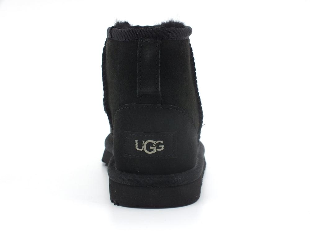 UGG W Kids Classic Ultra Mini Stivaletto Pelo Black K1017715K - Sandrini Calzature e Abbigliamento
