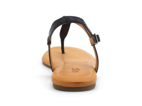 UGG W Madeena Sandalo Donna Black Leather W1119759 - Sandrini Calzature e Abbigliamento