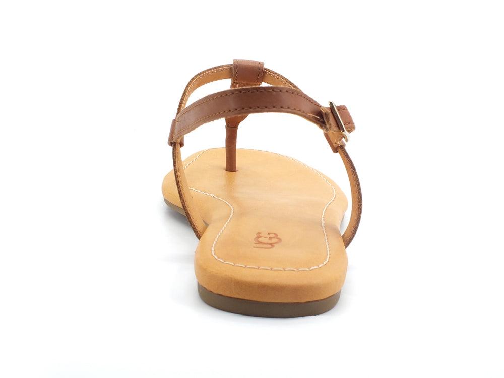 UGG W Madeena Sandalo Pelle Tan Marrone W1119759 - Sandrini Calzature e Abbigliamento