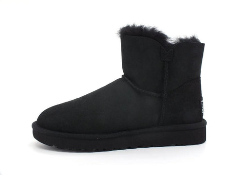 UGG W Mini Bailey Button Bling Stivaletto Gioiello Black W1016554 - Sandrini Calzature e Abbigliamento