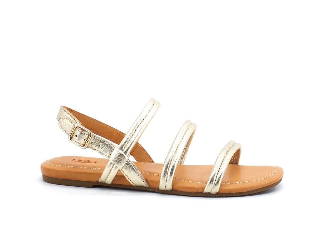 UGG W Mytis Sandalo Donna Gold Metal W1119761 - Sandrini Calzature e Abbigliamento