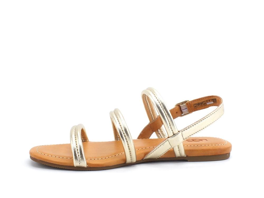 UGG W Mytis Sandalo Donna Gold Metal W1119761 - Sandrini Calzature e Abbigliamento