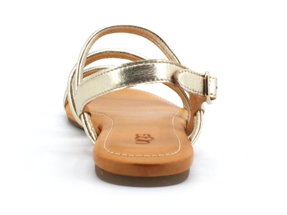 UGG W Mytis Sandalo Donna Gold Metal W1119761 - Sandrini Calzature e Abbigliamento