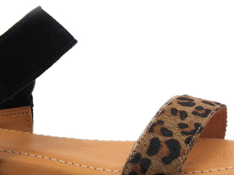 UGG W Rynell Leopard Sandalo Black Tan Leopard W1118470 - Sandrini Calzature e Abbigliamento