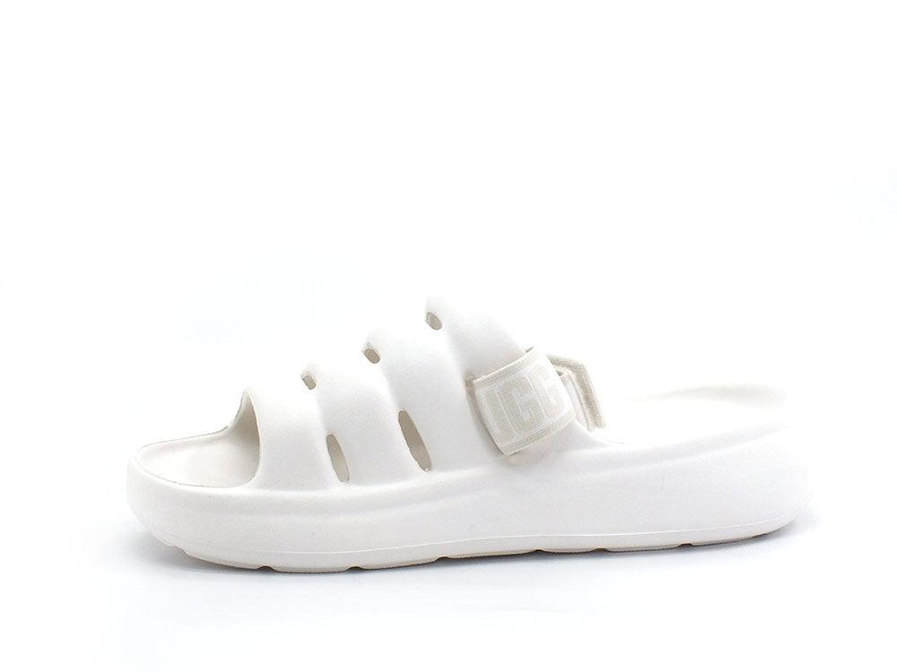 UGG W Sport Yeah Ciabatta Sandalo Bright White W1126811 - Sandrini Calzature e Abbigliamento
