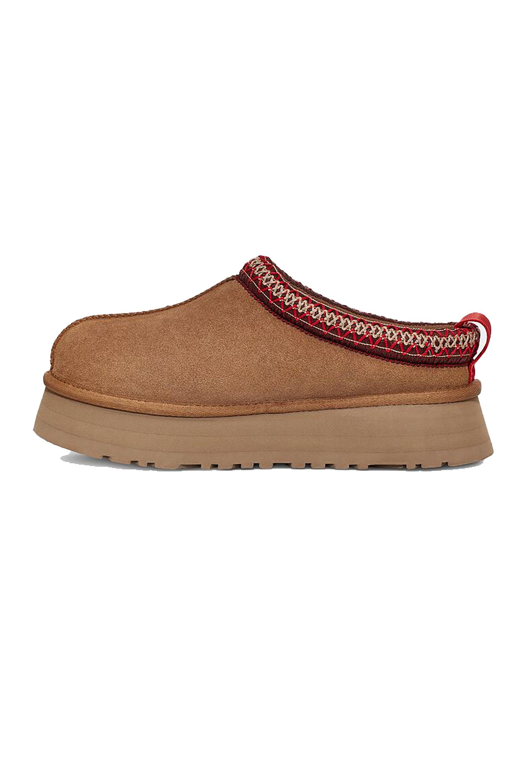 UGG W Tazz Ciabatta Slipper Platform Marrone Chestnut W1122553 - Sandrini Calzature e Abbigliamento