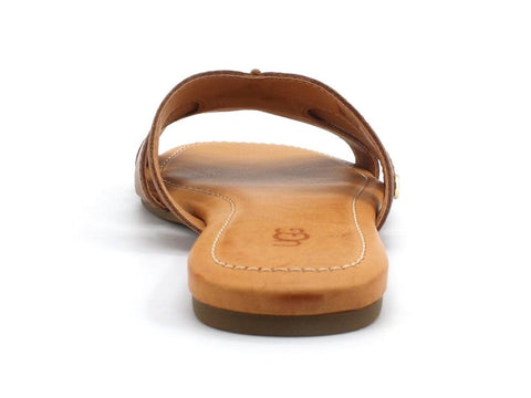 UGG W Teague Ciabatta Donna Tan Leather Marrone W1119750 - Sandrini Calzature e Abbigliamento