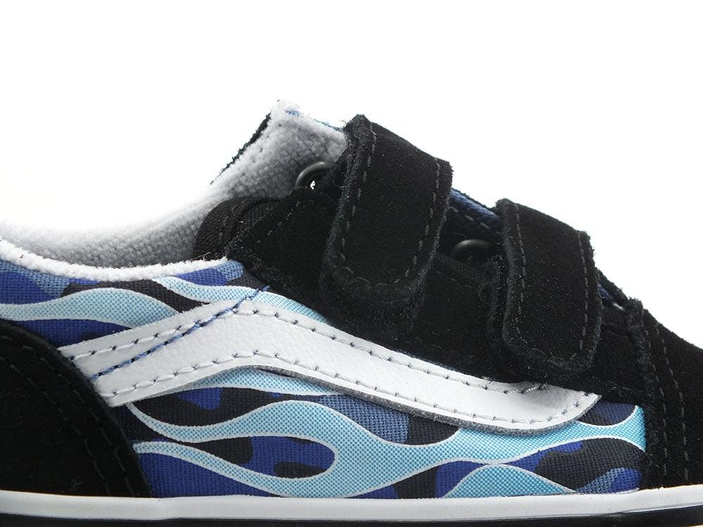 VANS Old Skool Camo Flame Sneaker Blue Ice Camo VN000D3YABW1 - Sandrini Calzature e Abbigliamento