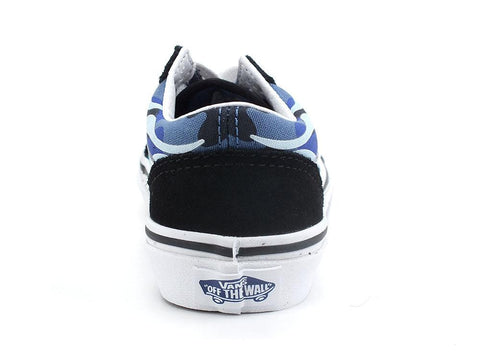VANS Old Skool Camo Flame Sneaker Blue Ice Camo VN0A7Q5FABW - Sandrini Calzature e Abbigliamento