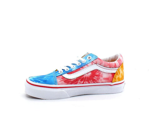 VANS Old Skool Tie Dye Block Sneaker Multi True White VN0A7Q5FABO1 - Sandrini Calzature e Abbigliamento