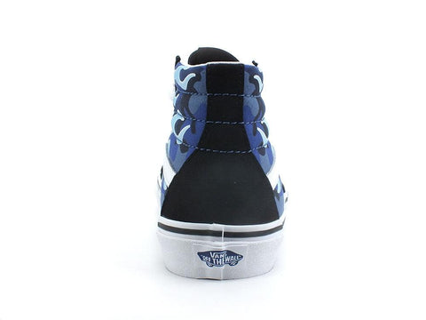 VANS Sk8-Hi Camo Flame Sneaker Blue Ice Camo VN0A4UI2ABW1 - Sandrini Calzature e Abbigliamento