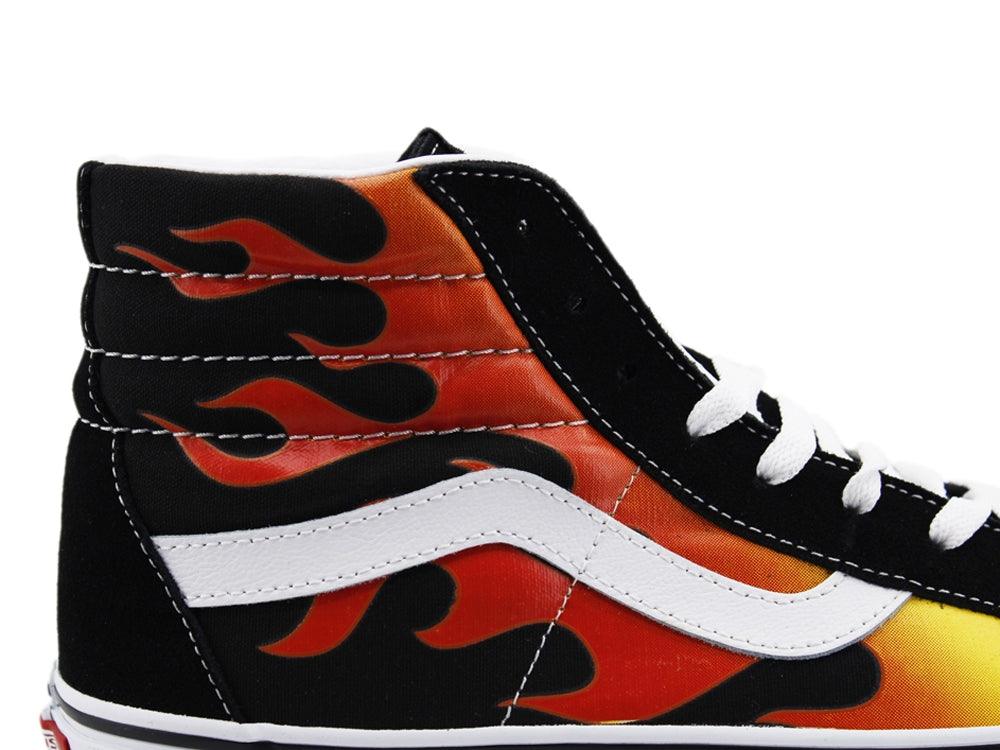 VANS Sk8-Hi Reissue Sneaker Black Flame VN0A2XSBPHN1 - Sandrini Calzature e Abbigliamento