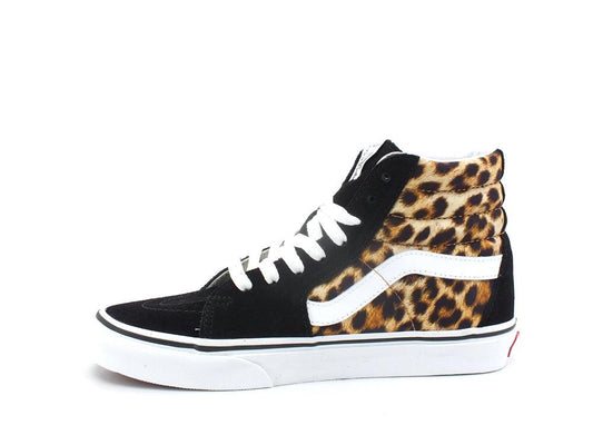 VANS Sk8-Hi Sneaker High Black White Leopard VN0A4U3C3I61 - Sandrini Calzature e Abbigliamento