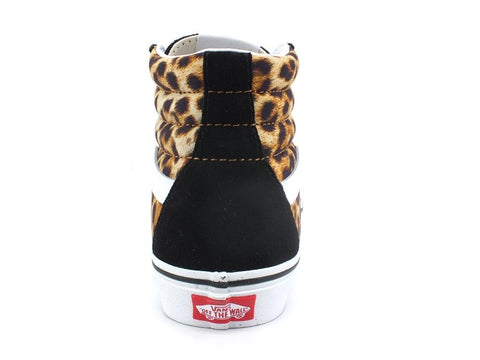 VANS Sk8-Hi Sneaker High Black White Leopard VN0A4U3C3I61 - Sandrini Calzature e Abbigliamento