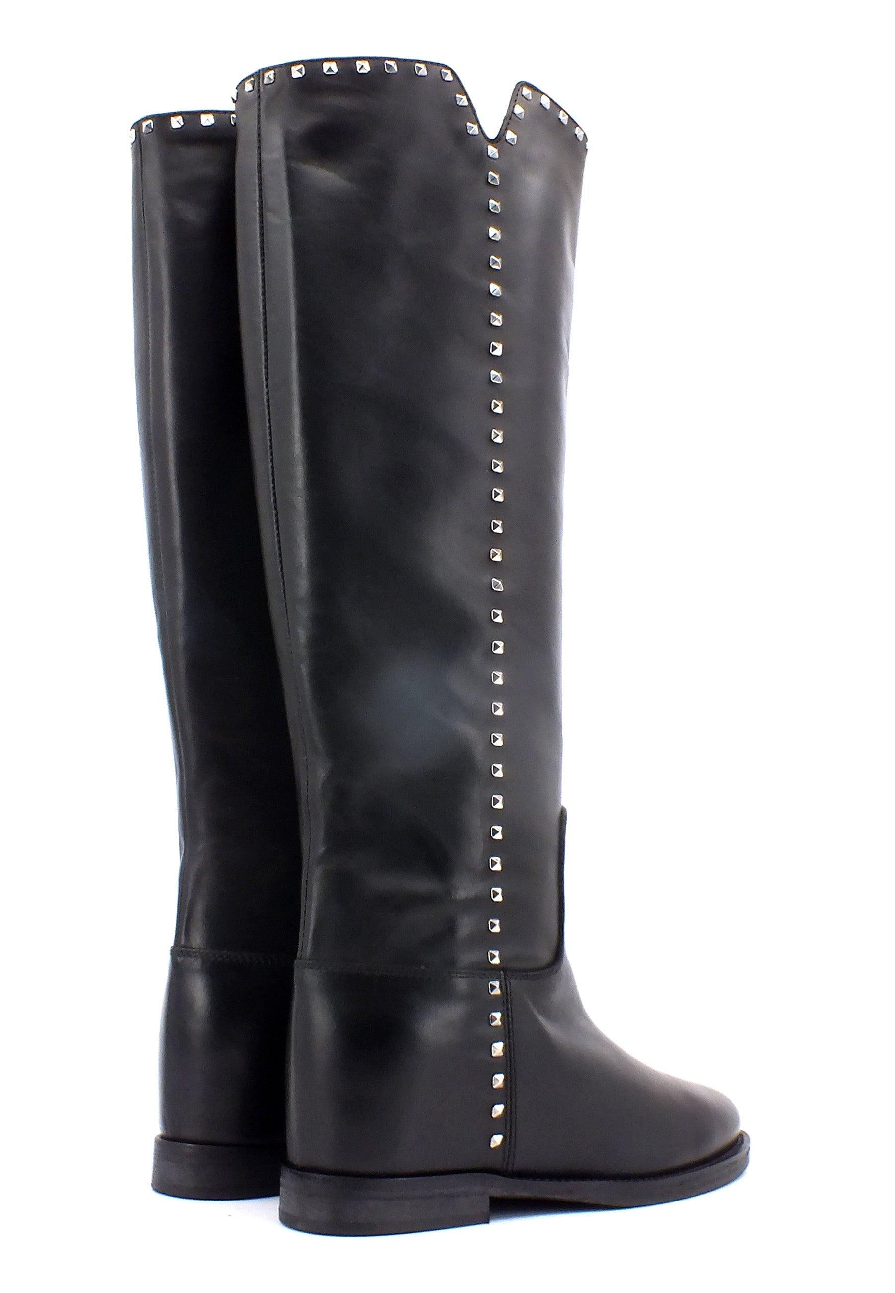 Stivali Neri Stivali Via Roma Frange Stivali Con Frange Via Roma