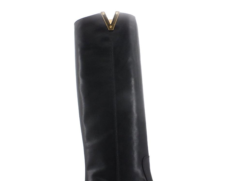 VIA ROMA 15 Saint Barth Stivale Logo Nero 2568 - Sandrini Calzature e Abbigliamento