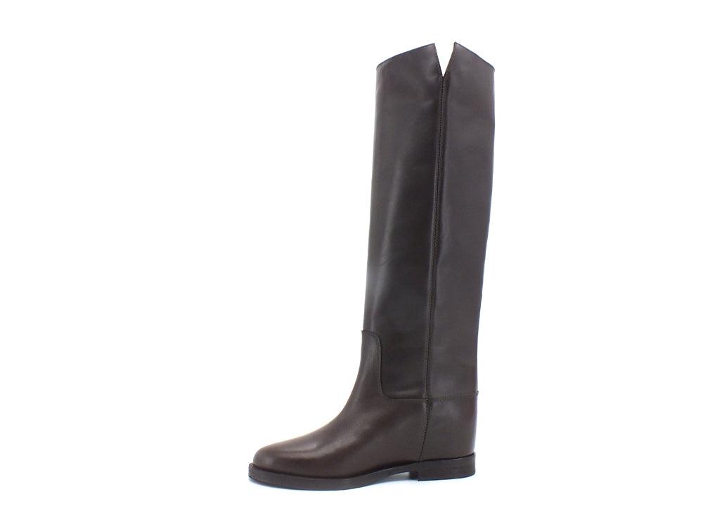 VIA ROMA 15 Santa Monica Stivale Pelle Testa di Moro 3610 - Sandrini Calzature e Abbigliamento