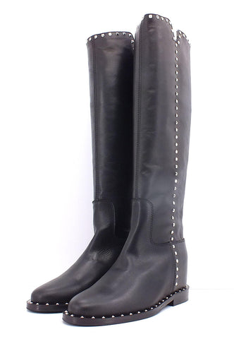 VIA ROMA 15 Stivale Borchiette Donna Nero 3600 - Sandrini Calzature e Abbigliamento